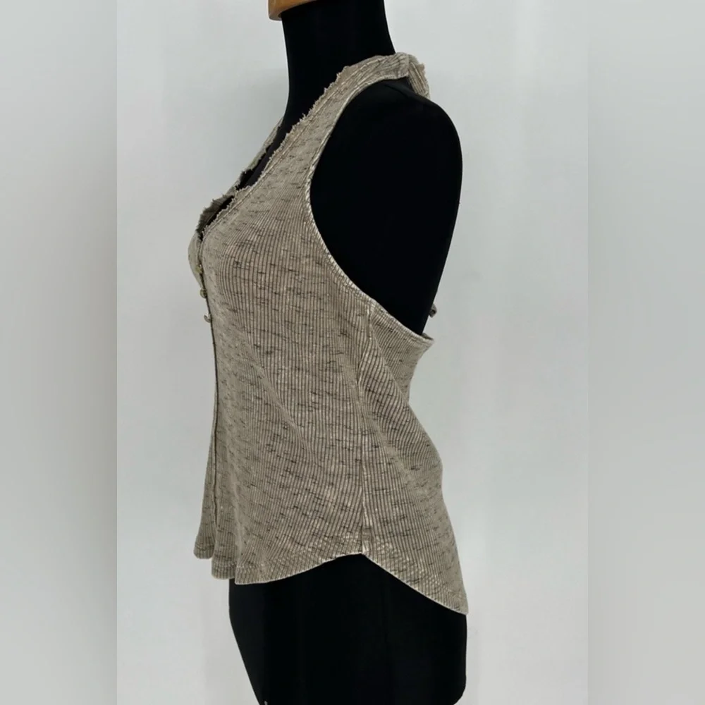 Anthropologie Pilcro Henley Moss Halter Top Women’s - Picture 8 of 15